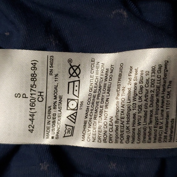 GapBody TrueSleep Super Soft Moon and Stars Modal Blend PJ top Sz S - Picture 6 of 8